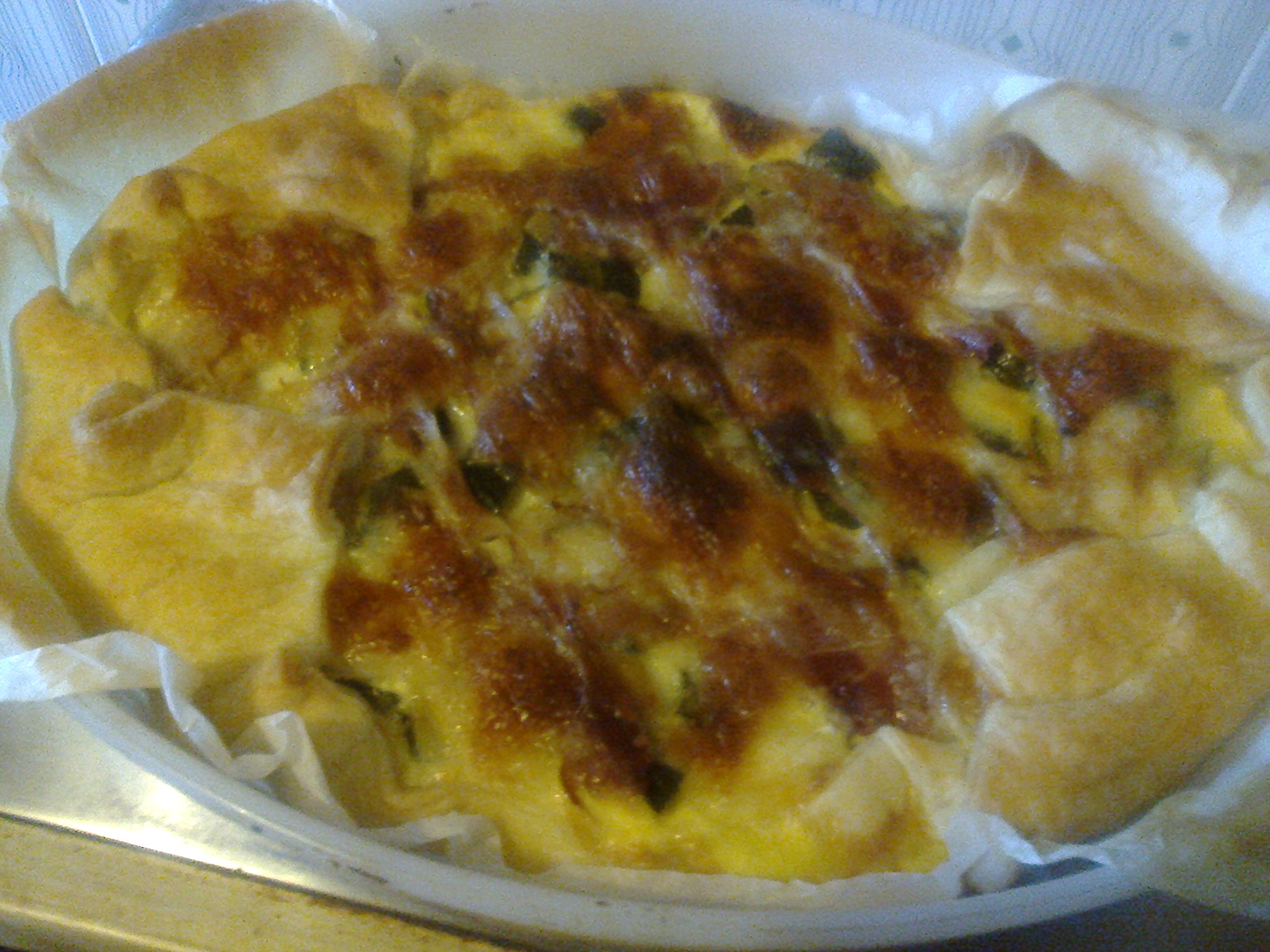 Torta rustica pancetta, zucchine