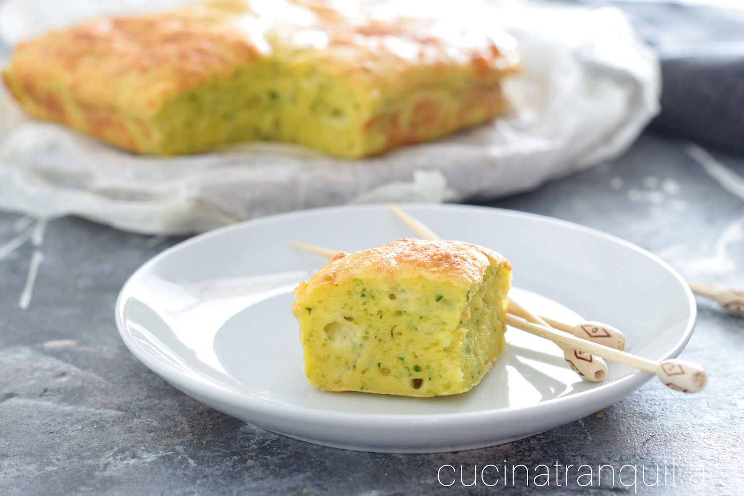 Torta rustica uova e zucchine