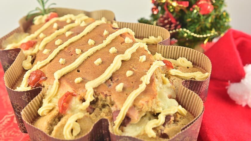 Torta salata ad albero di natale