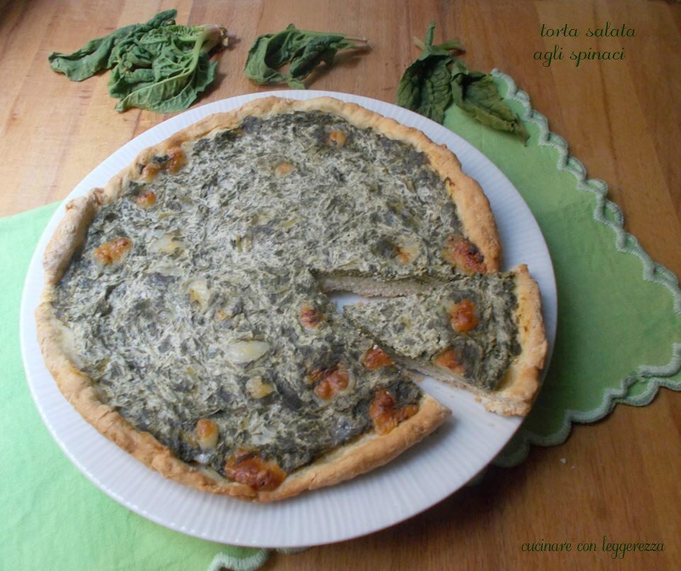 Torta salata agli spinaci