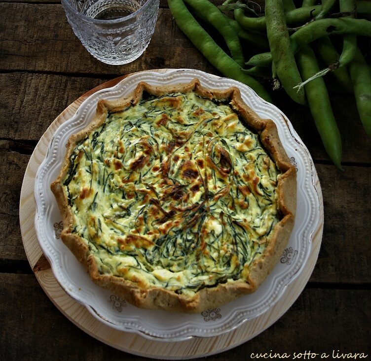Torta salata agretti e ricotta ricordo di un’esperienza bellissima