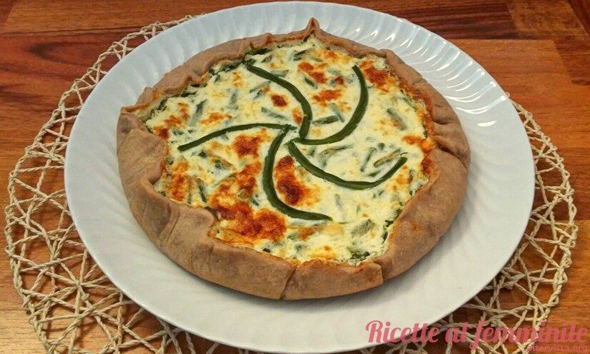 Torta salata ai fagiolini