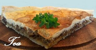 TORTA SALATA AI FUNGHI PORCINI