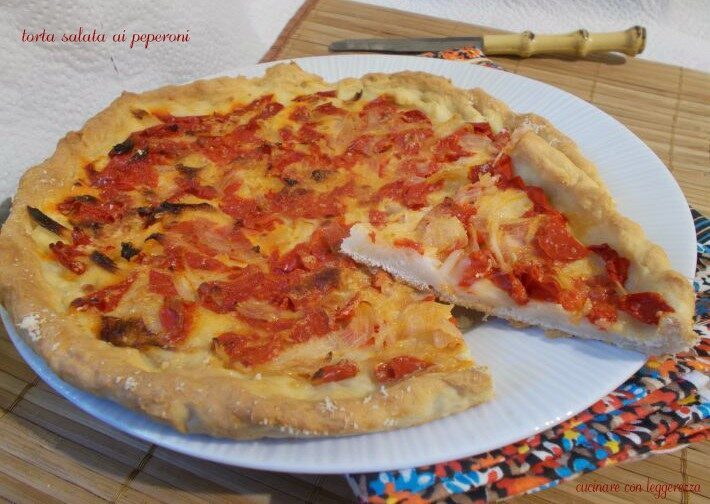 Torta salata ai peperoni
