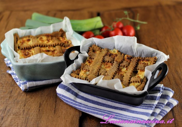 Torta salata ai porri