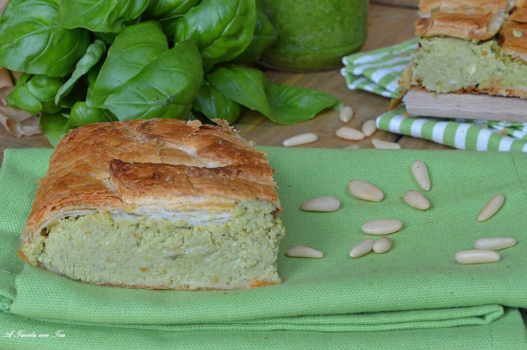 Torta salata al pesto ricetta facile
