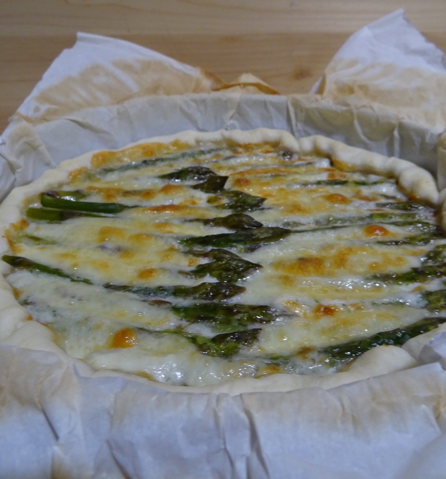 Torta salata asparagi e formaggio