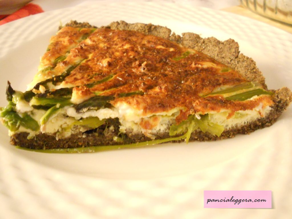 Torta salata con asparagi senza glutine