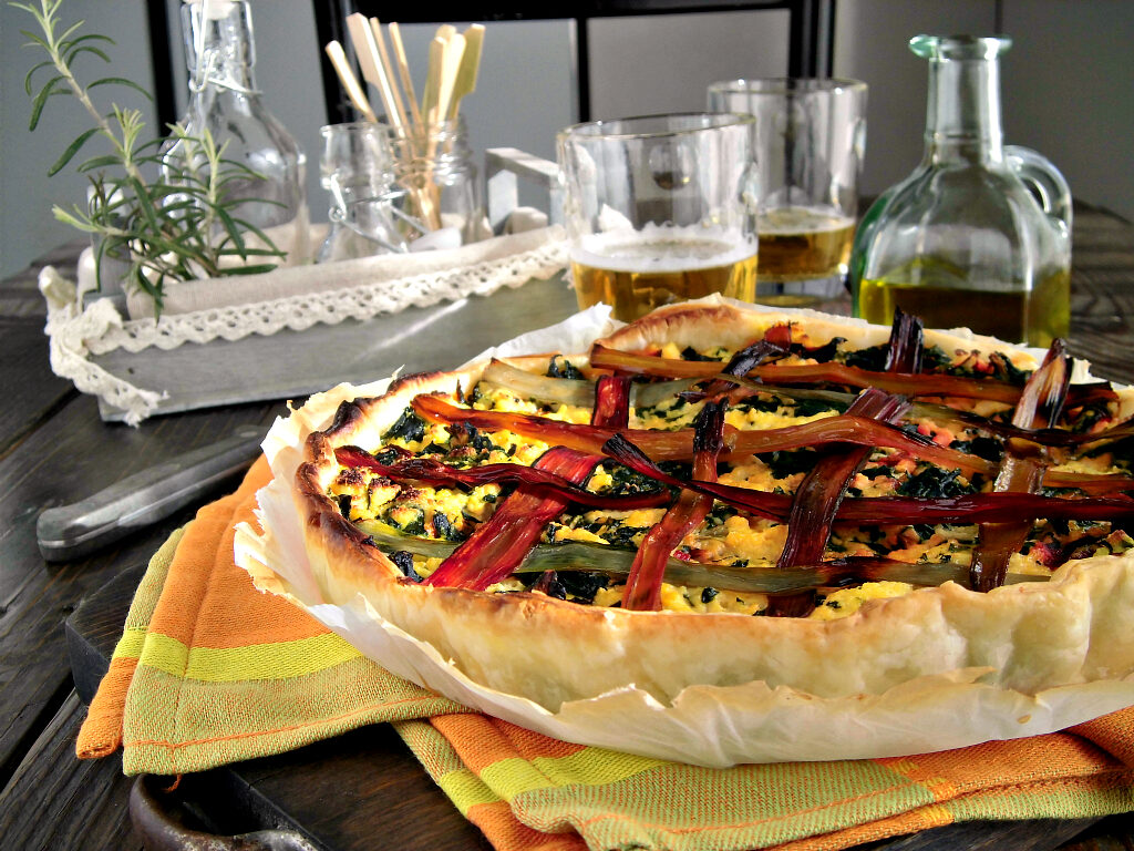 Torta salata con bietola e ricotta