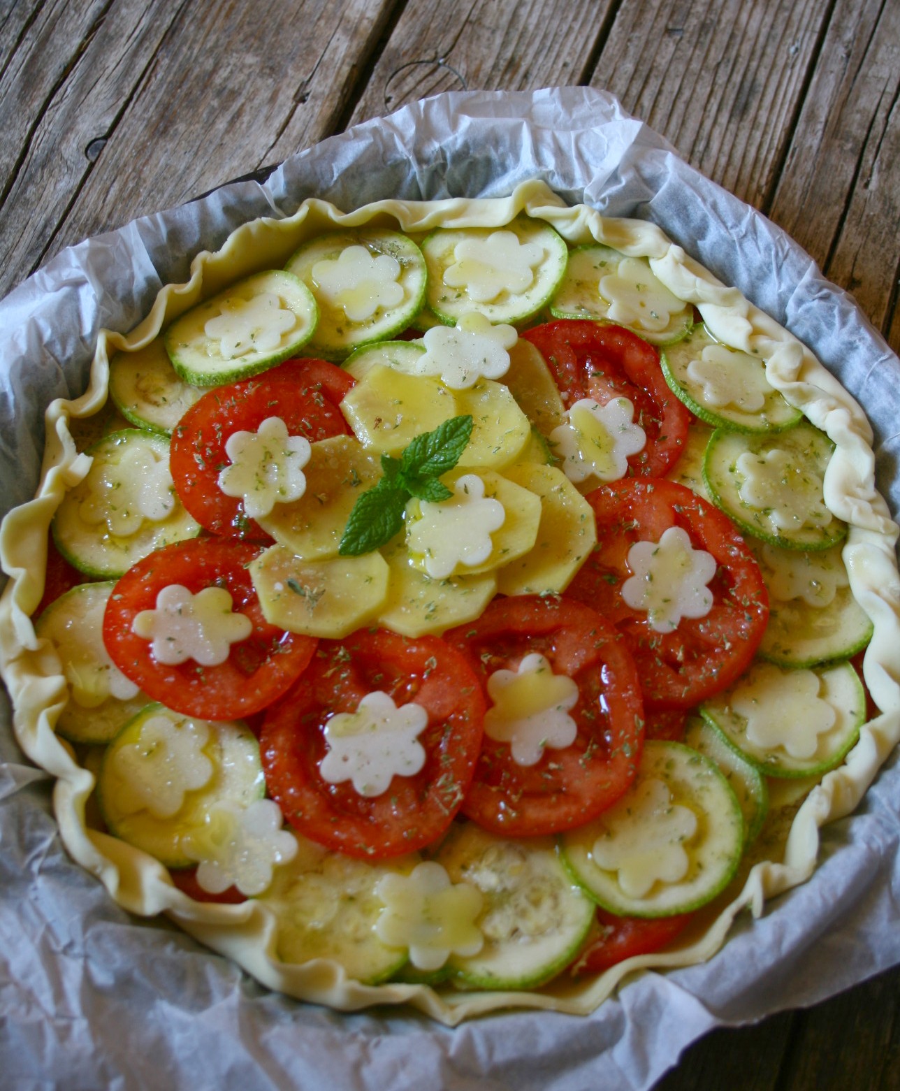 Torta salata con brise e farina del colle
