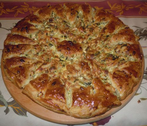 Torta salata con erbette e ricotta