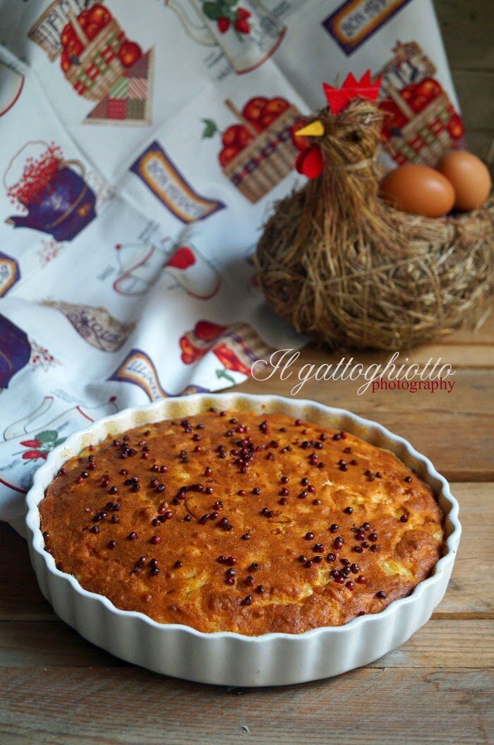 Torta salata con farina di mais, cipollotto e salmone affumicato (gluten free)