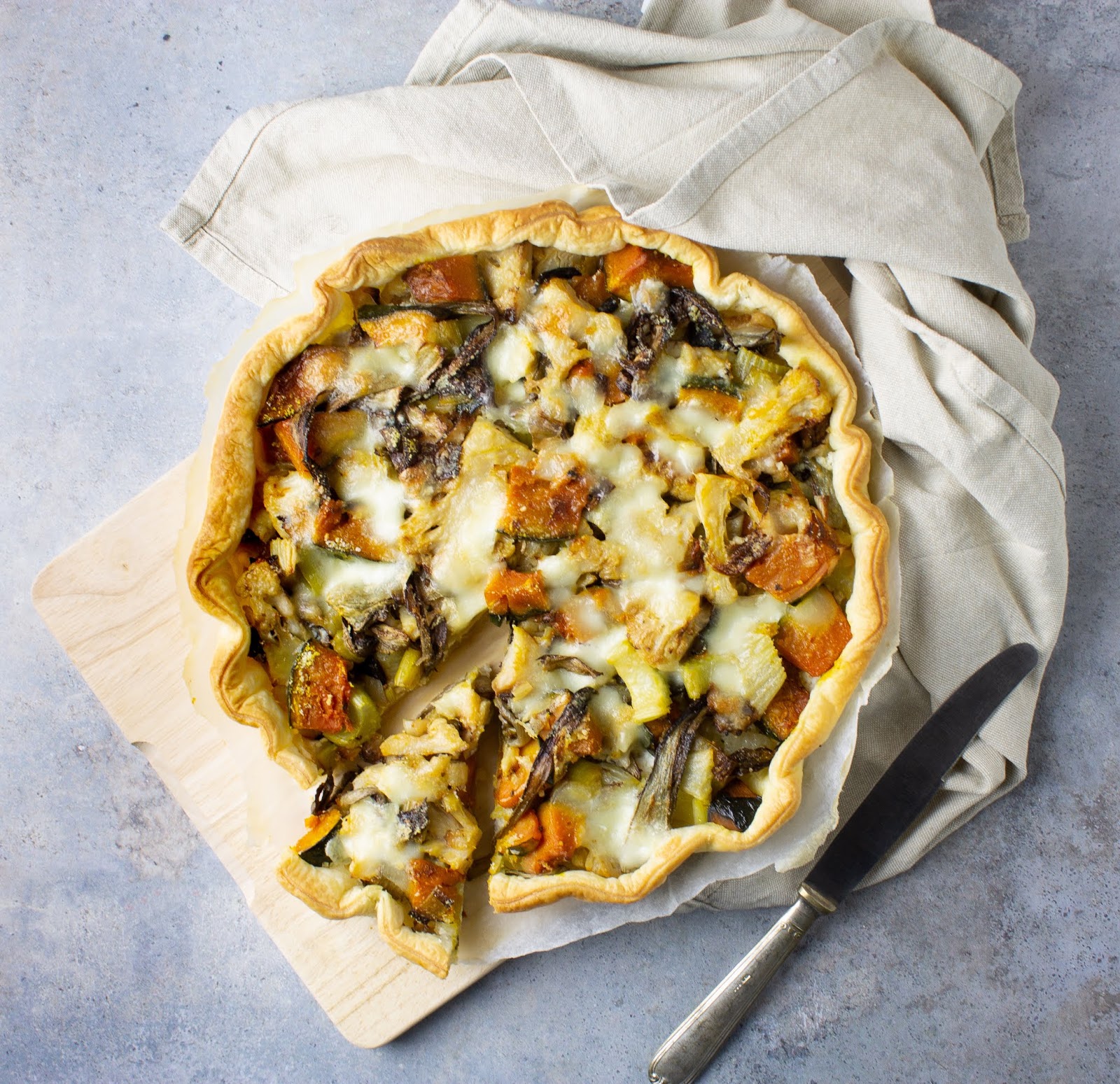 Torta salata con le ultime verdure invernali e benvenuta primavera!