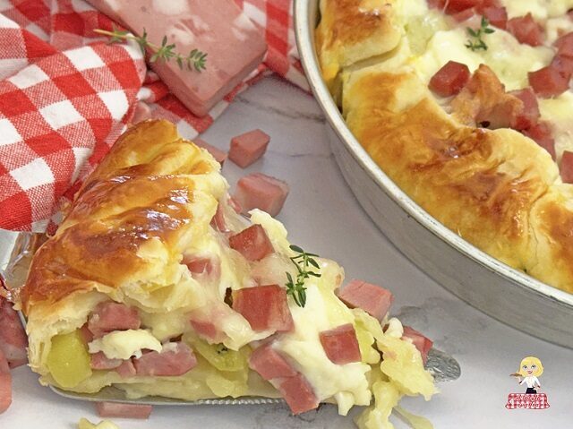 Torta salata con patate