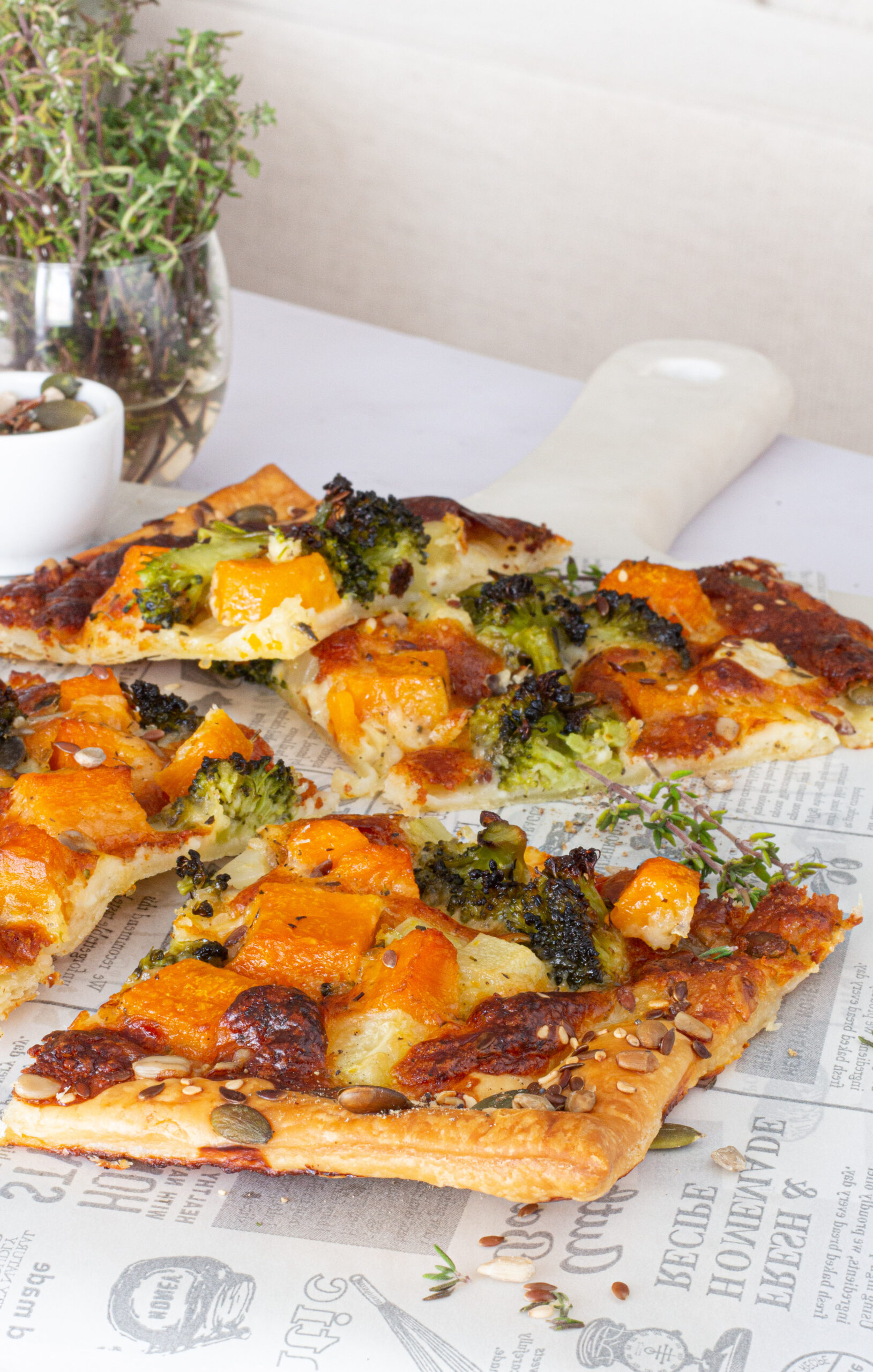 TORTA SALATA CON ZUCCA E BROCCOLI