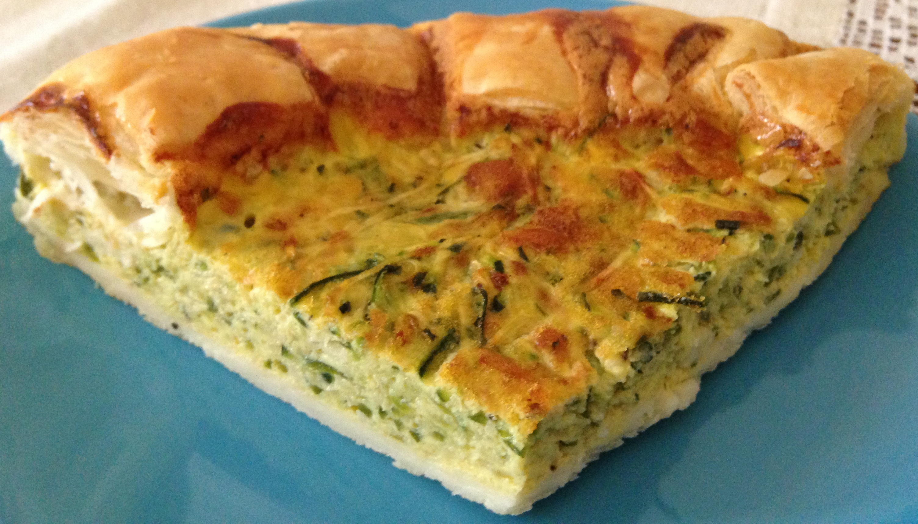 Torta salata con zucchine