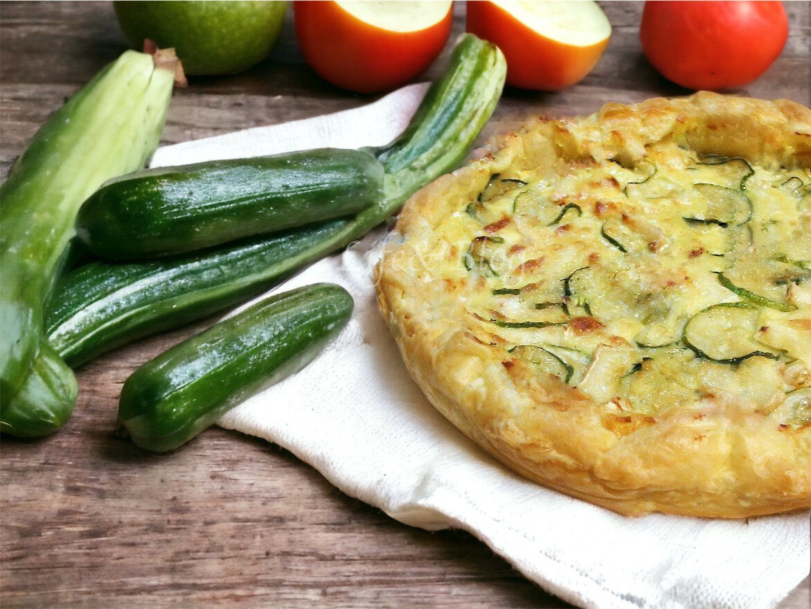 Torta salata con zucchine (ricetta semplice)
