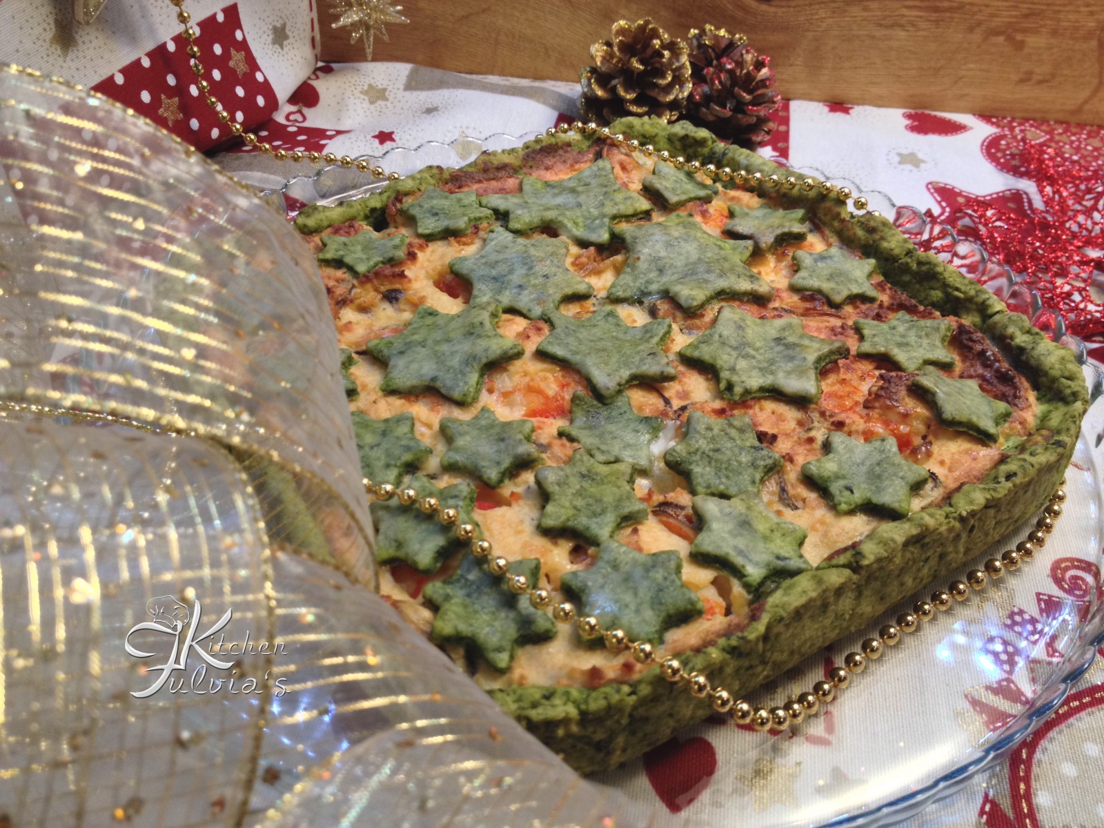 Torta salata della vigilia di natale