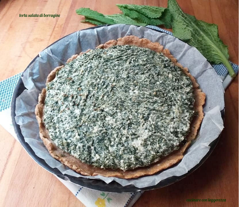 Torta salata di borragine