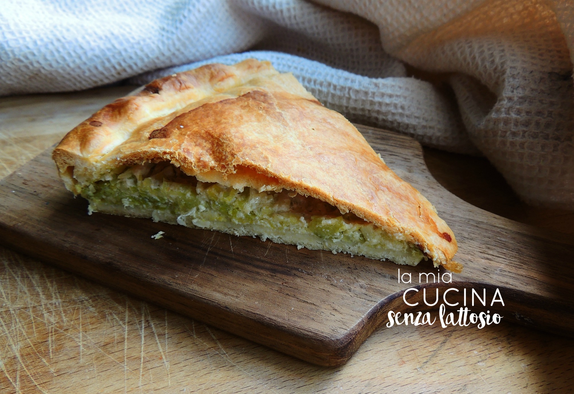 Torta salata di briseè ai porri