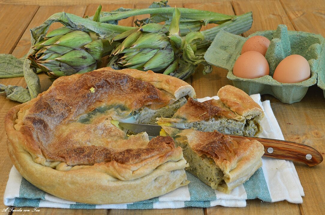 Torta salata di carciofi