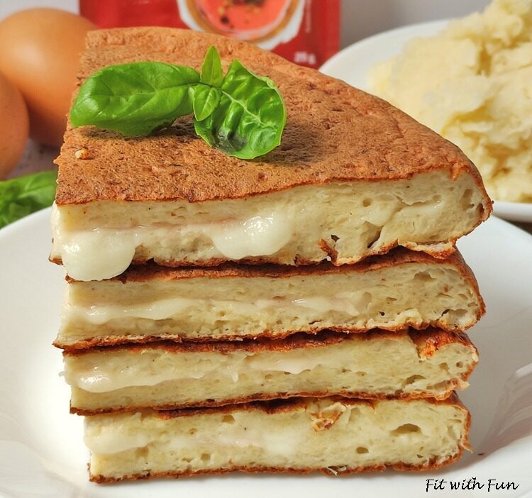 Torta salata di cavolfiore in padella light e proteica