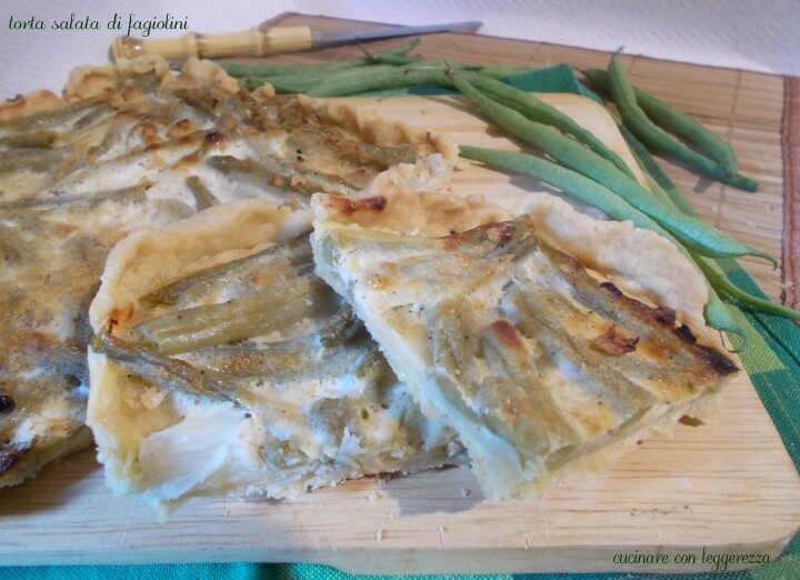 Torta salata di fagiolini
