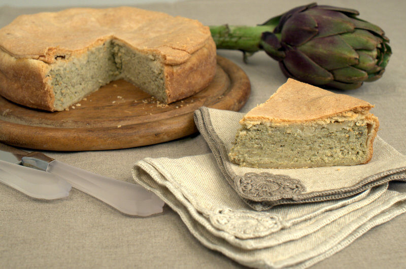 Torta salata di “mammacera” ai carciofi