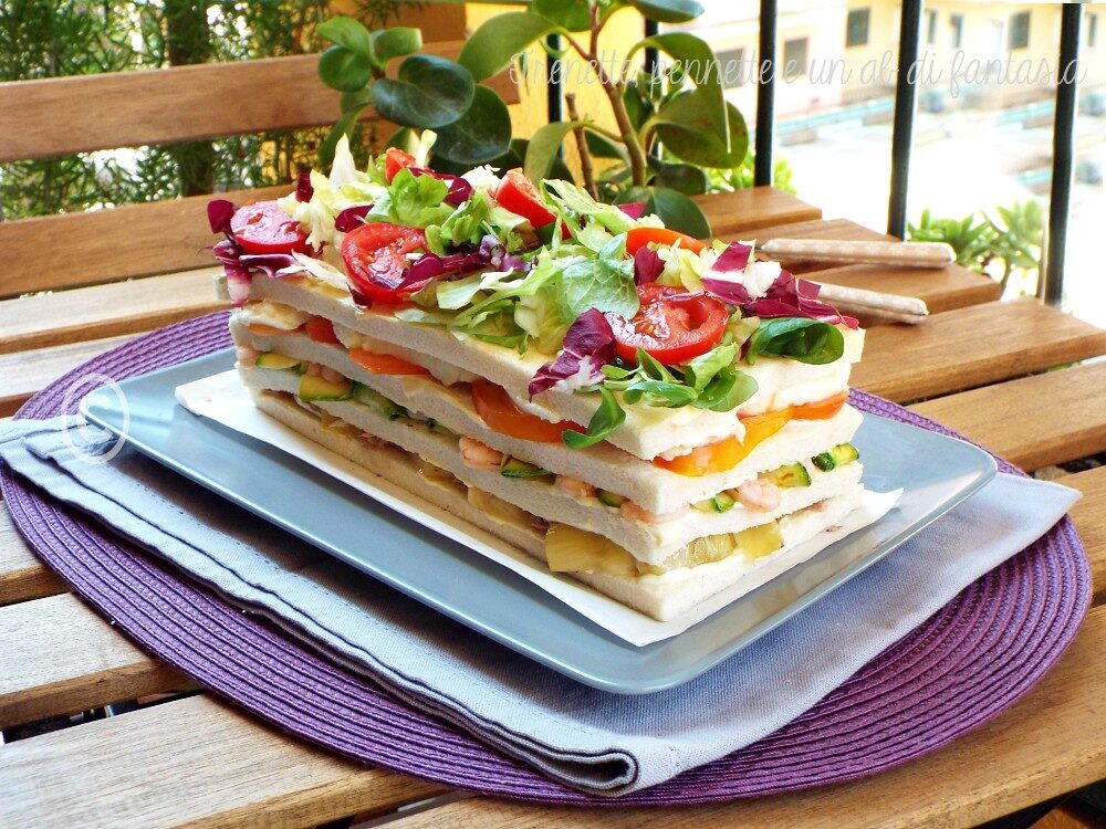 Torta salata di pancarrè