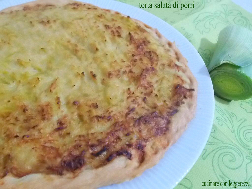 Torta salata di porri