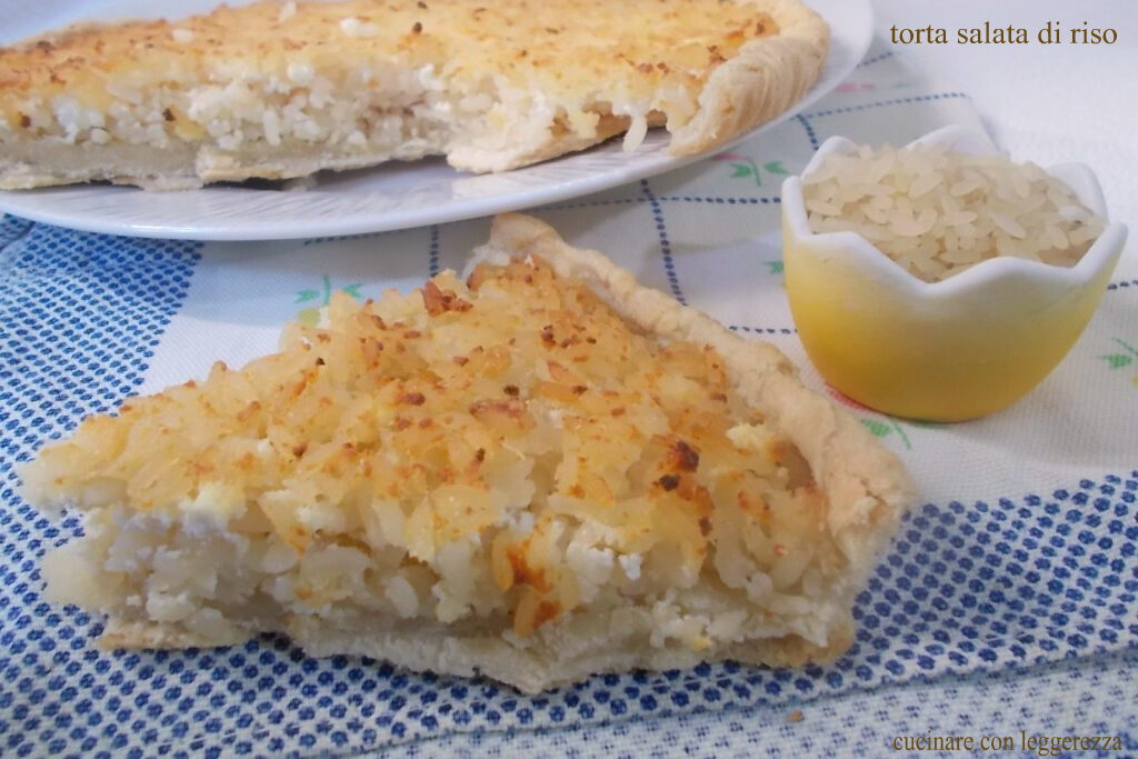 Torta salata di riso