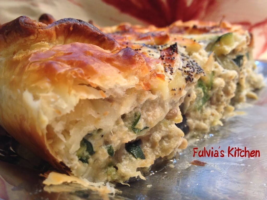 Torta salata di verdure quasi light