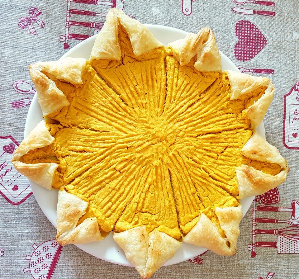 Torta salata di zucca e ricotta