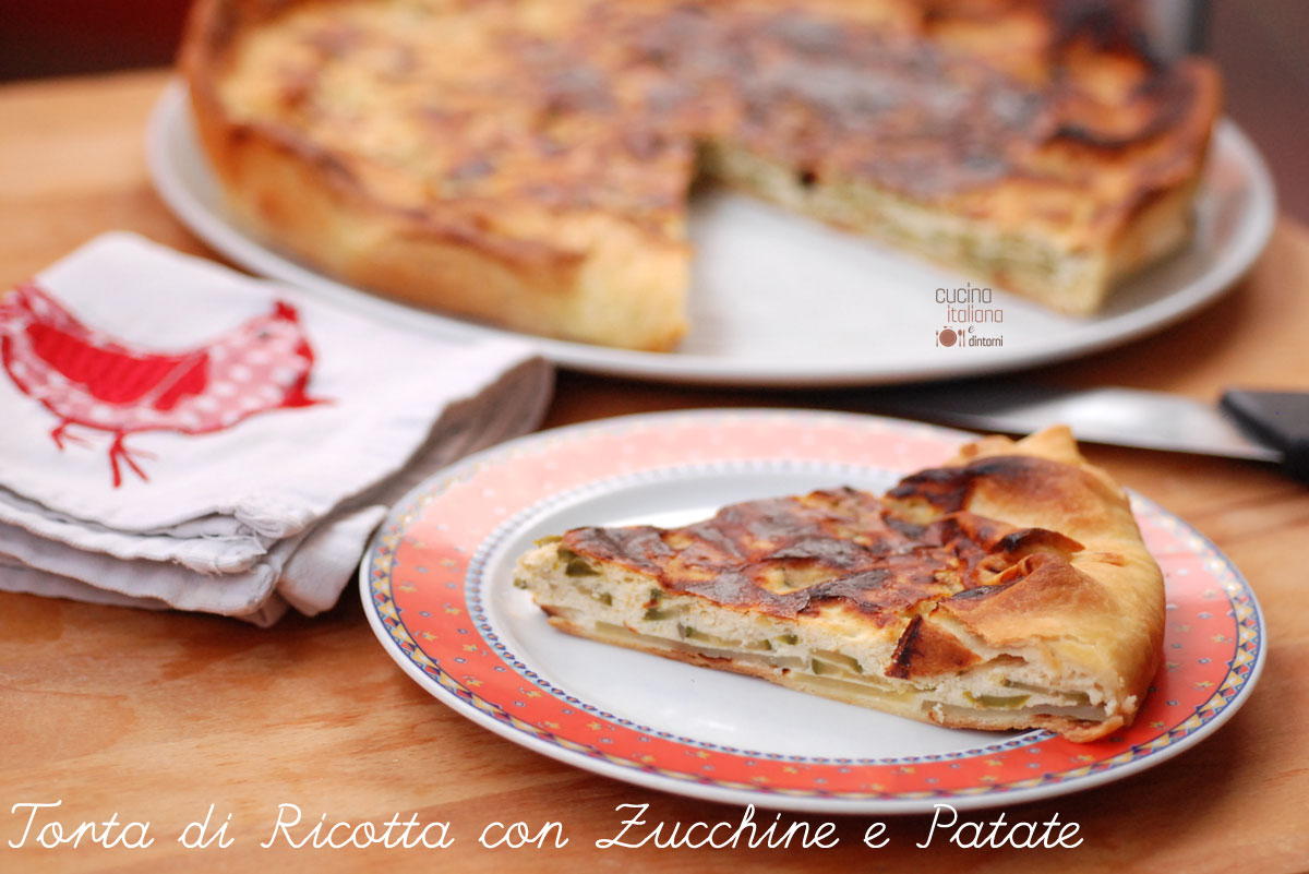 Torta salata di zucchine e patate