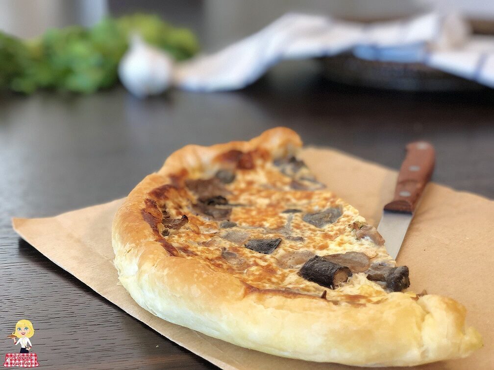 Torta salata funghi porcini e patate