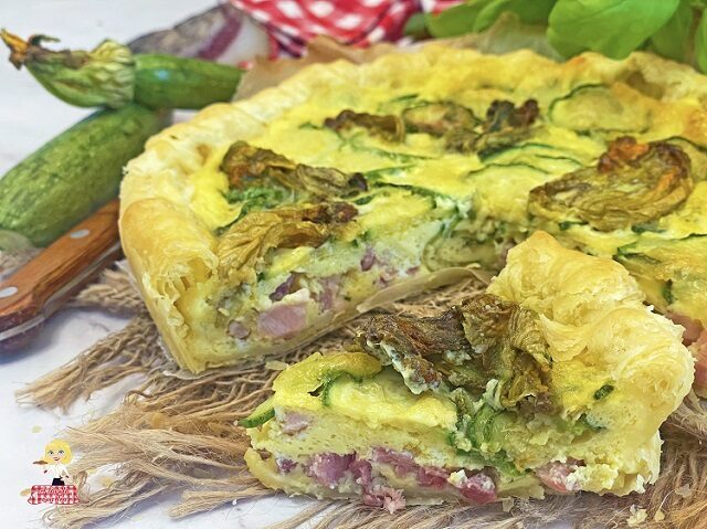 Torta salata ricotta e zucchine