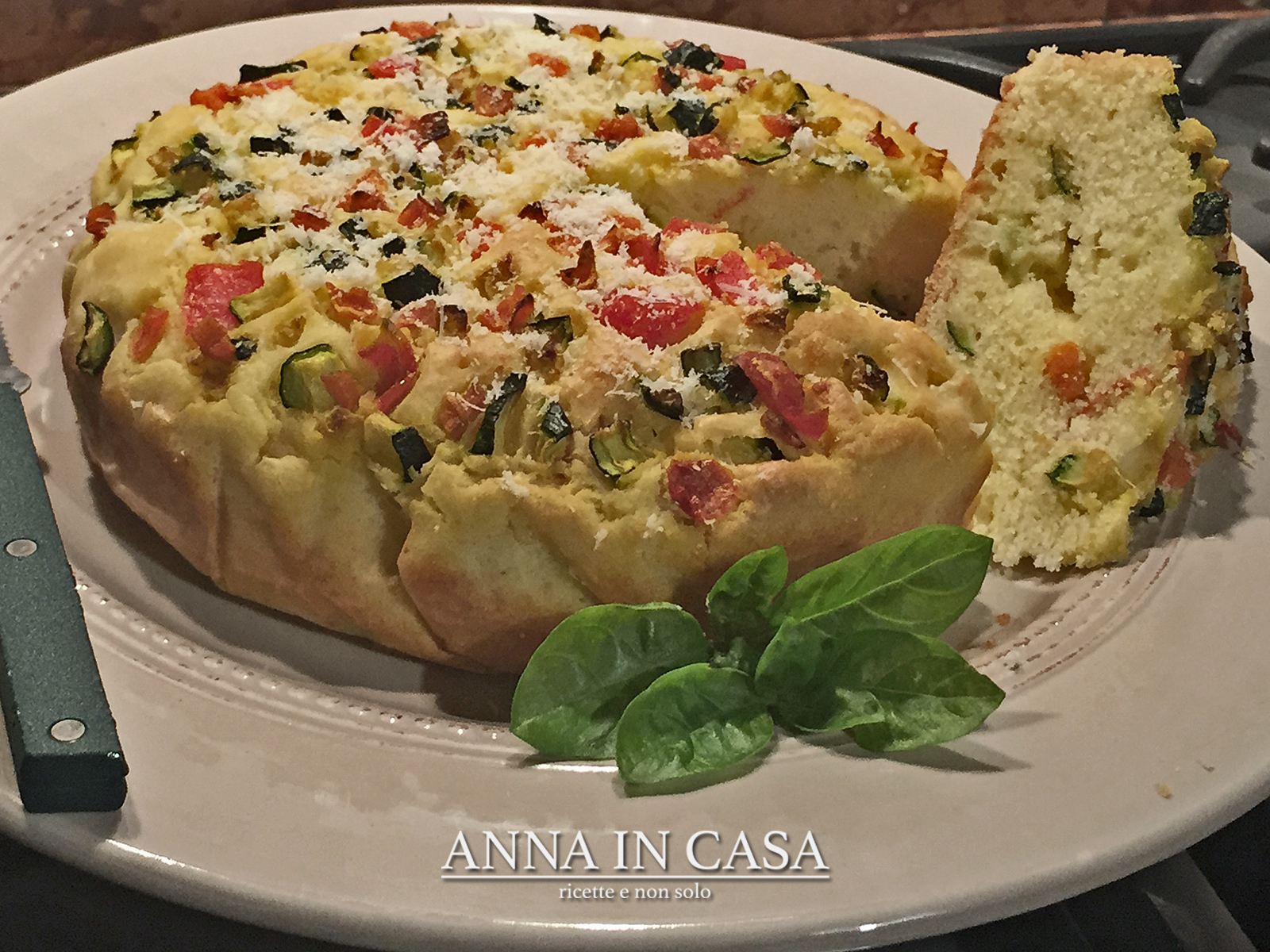 Torta salata senza glutine con verdure