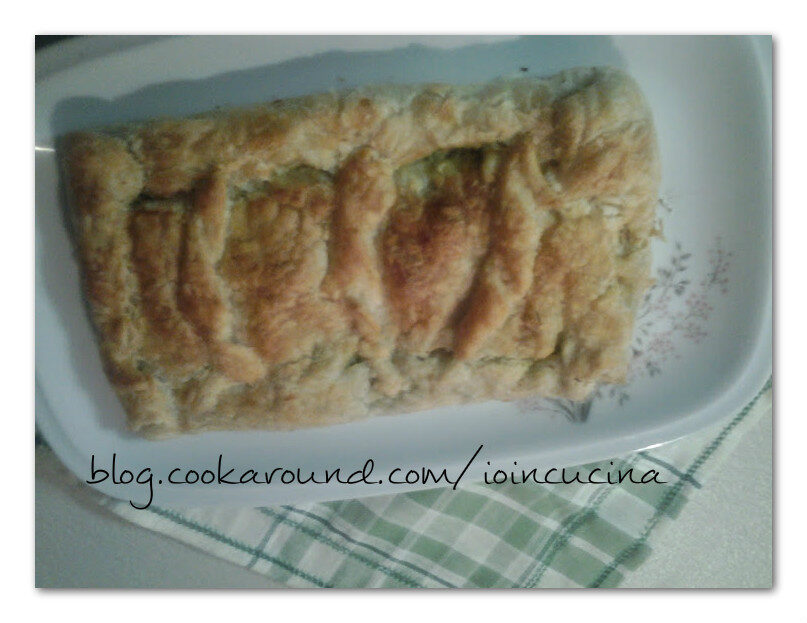 Torta salata spinaci e caprino