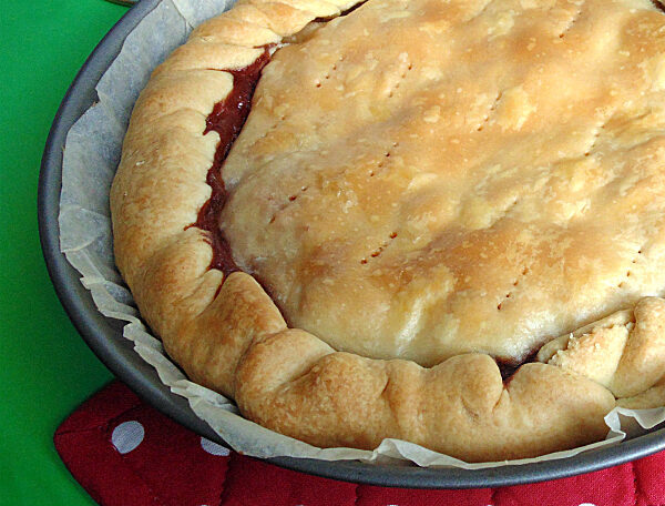Torta salata tonno e radicchio