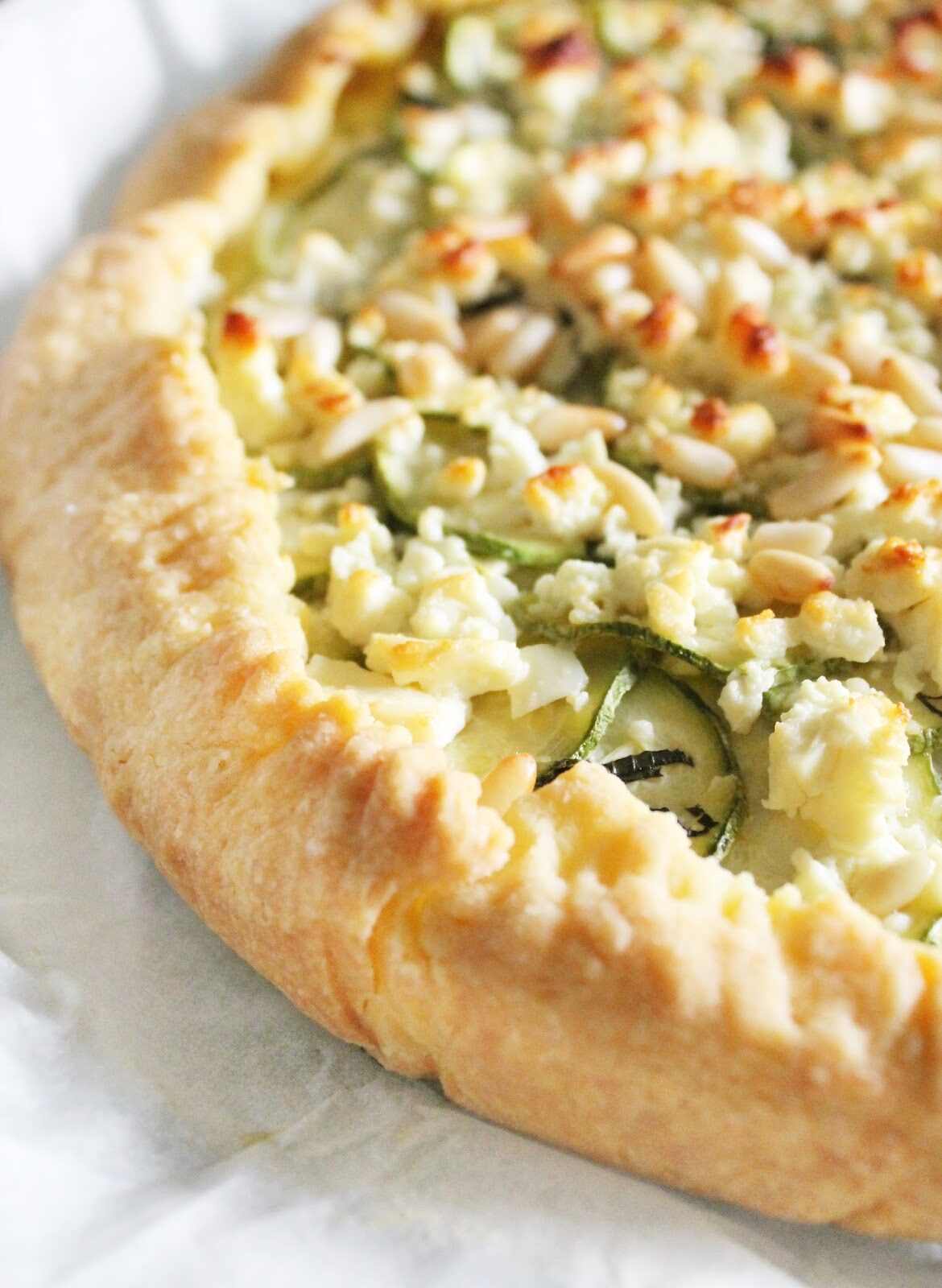 Torta salata Zucchine e Feta e Brisée pronta in 5 minuti!