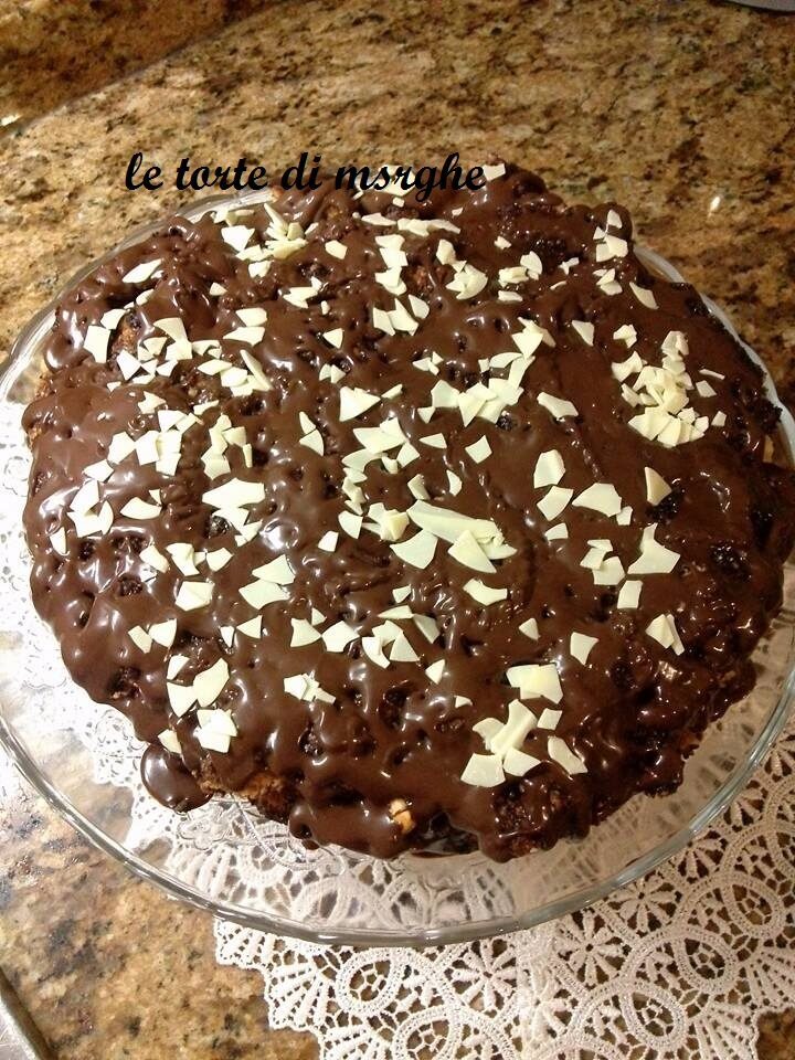 torta sbriciolata bicolore