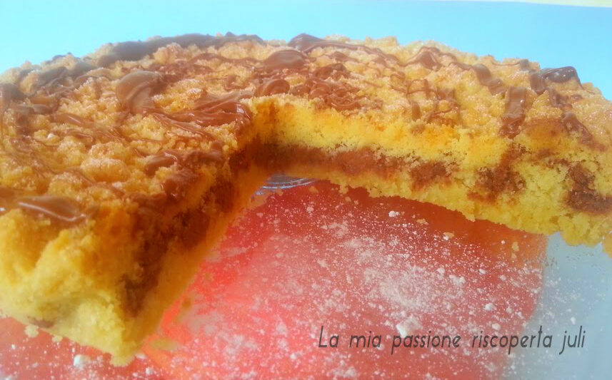 Torta sbriciolata con nutella