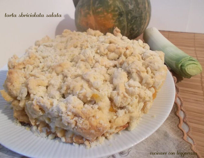 Torta sbriciolata salata
