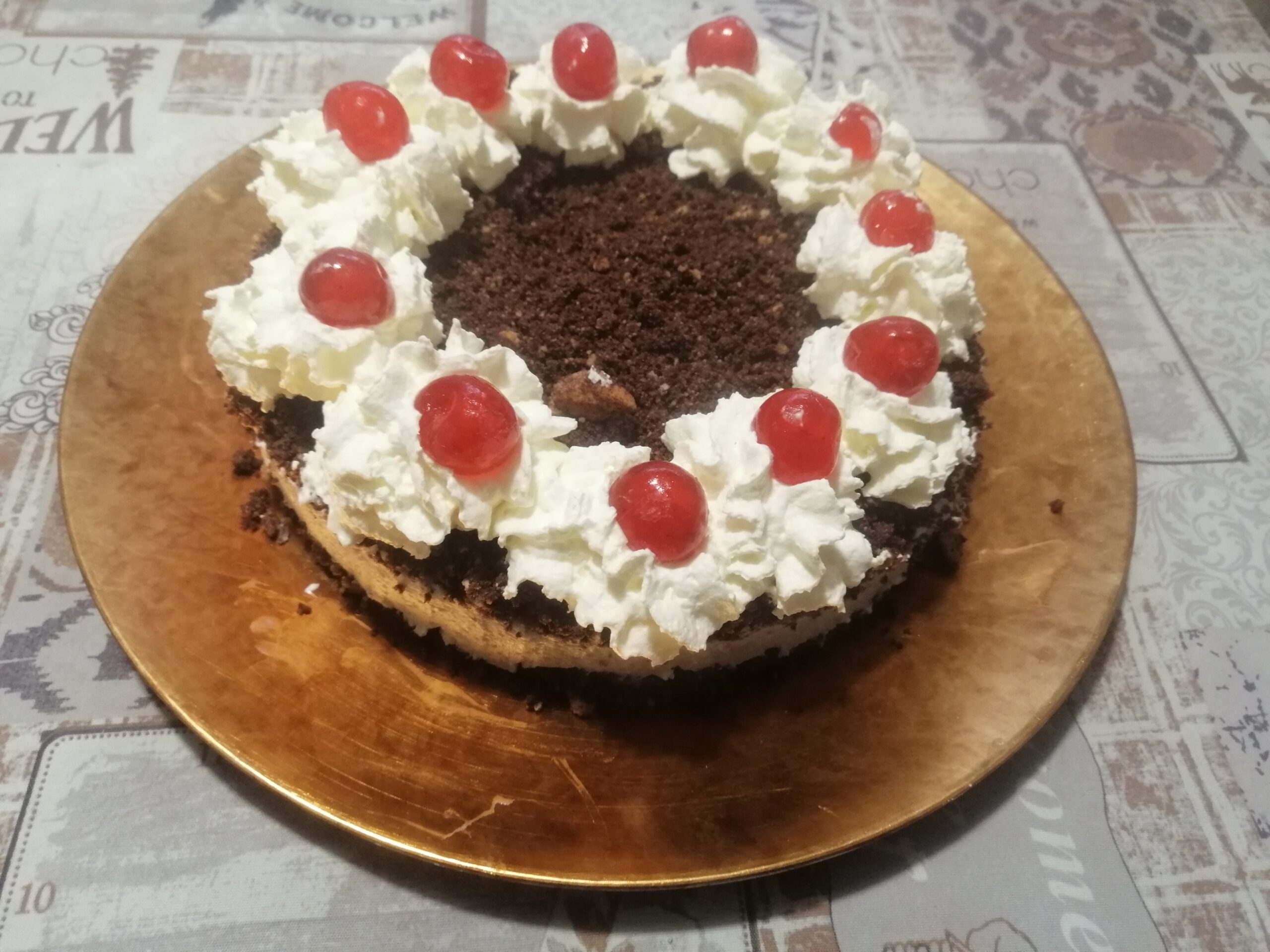 Torta sbriciolona di biscotti