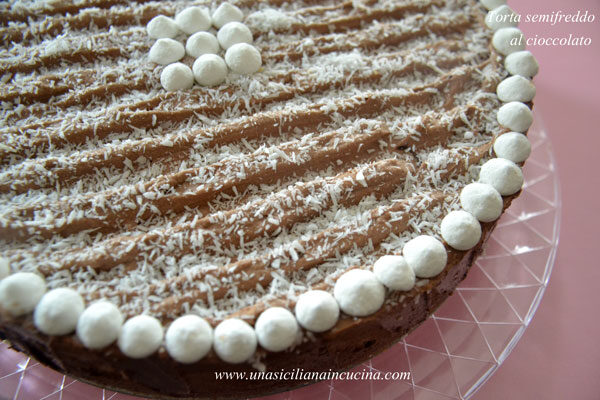 Torta semifreddo al cioccolato