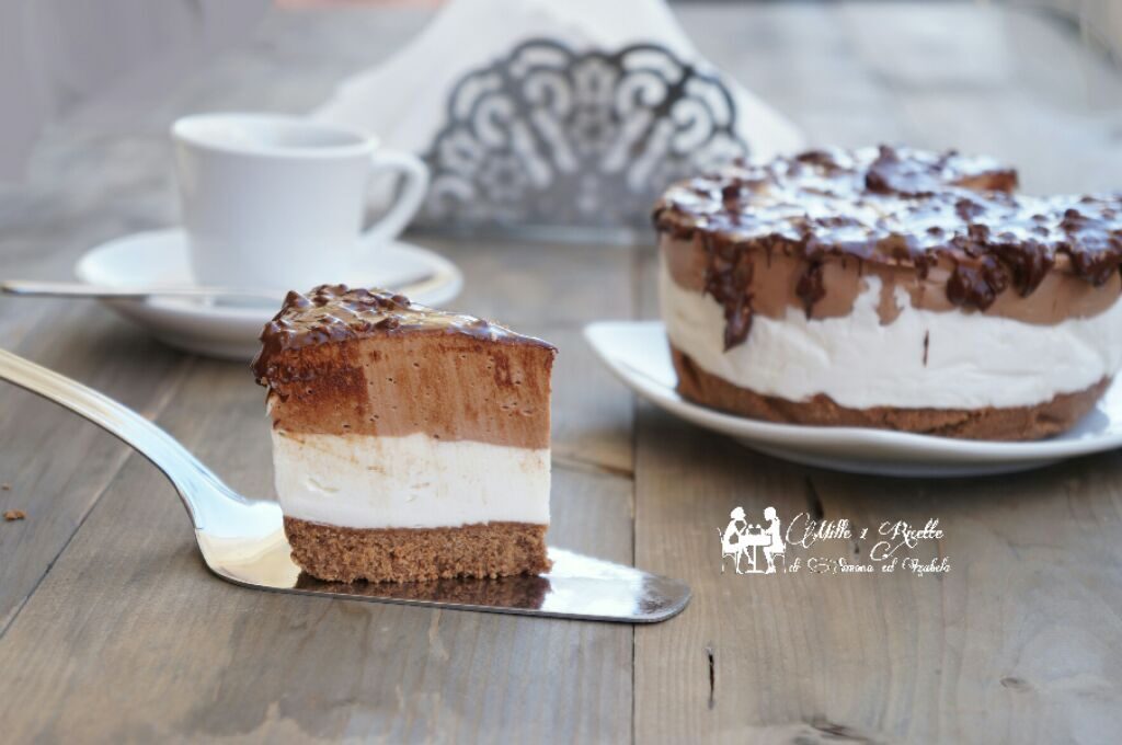 Torta semifreddo mascarpone e nutella