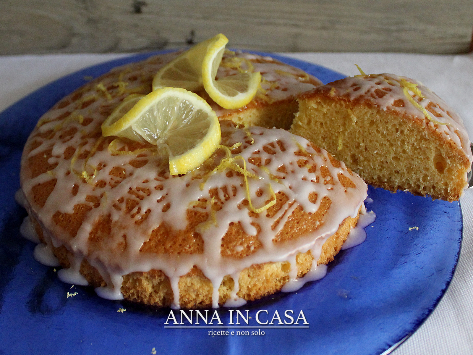 Torta semplice al limone – con o senza bimby