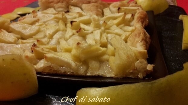 Torta semplice e veloce alla mele con pasta sfoglia