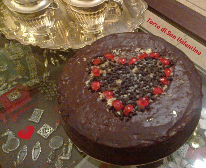 Torta senza glutine di san valentino
