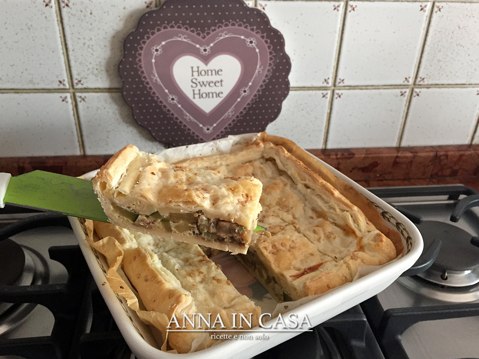 Torta sfoglia di verdure miste